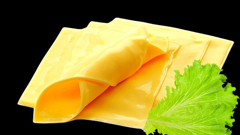 bearbeidet ost er forbudt på kefir-dietten
