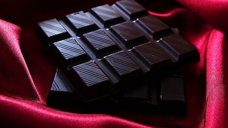 mørk sjokolade på en kefir diett